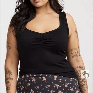 Chic Black Sleeveless Tank Top